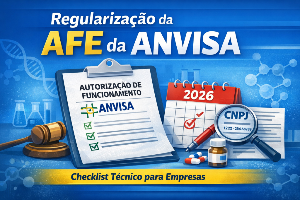 Checklist técnico para regularização da AFE da Anvisa em empresas reguladas