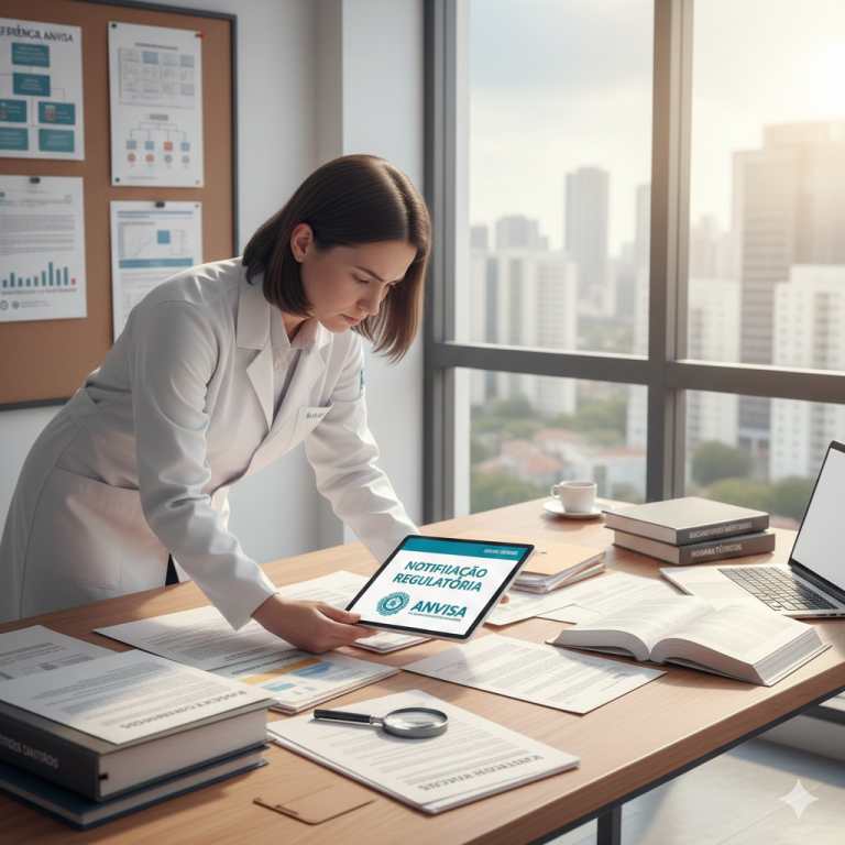 pendência na AFE ANVISA e regularização sanitária