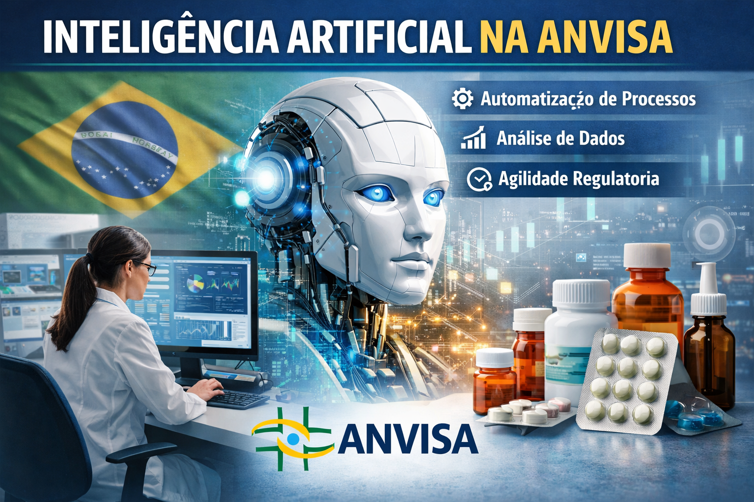 Inteligência artificial na Anvisa aplicada à análise regulatória de medicamentos e dados sanitários no Brasil